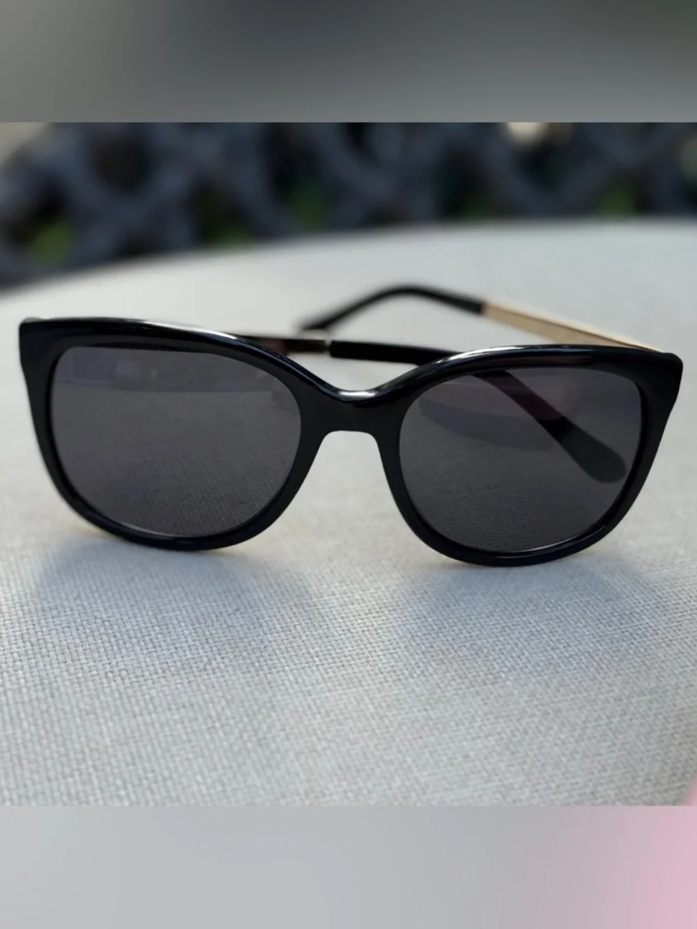 Kate Spade Black & Gold Sunglasses